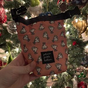 Petunia Pickle Bottom Coral Pouch with Chip Design